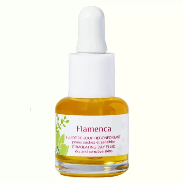 FLAMENCA - povzbuzující denní fluid pro suchou a citlivou pleť 15 ml